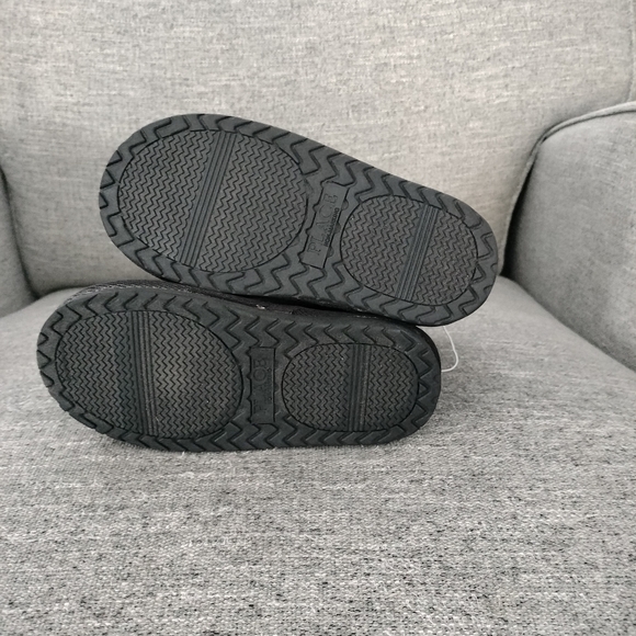 Girls Buckle Faux Suede Boots - black - Picture 4 of 4